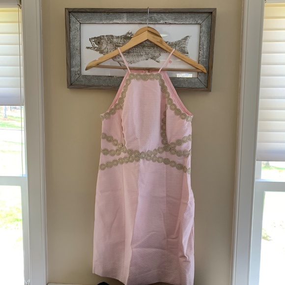 Lilly Pulitzer Pearl Shift in Soft Paradise Tint - Picture 3 of 5